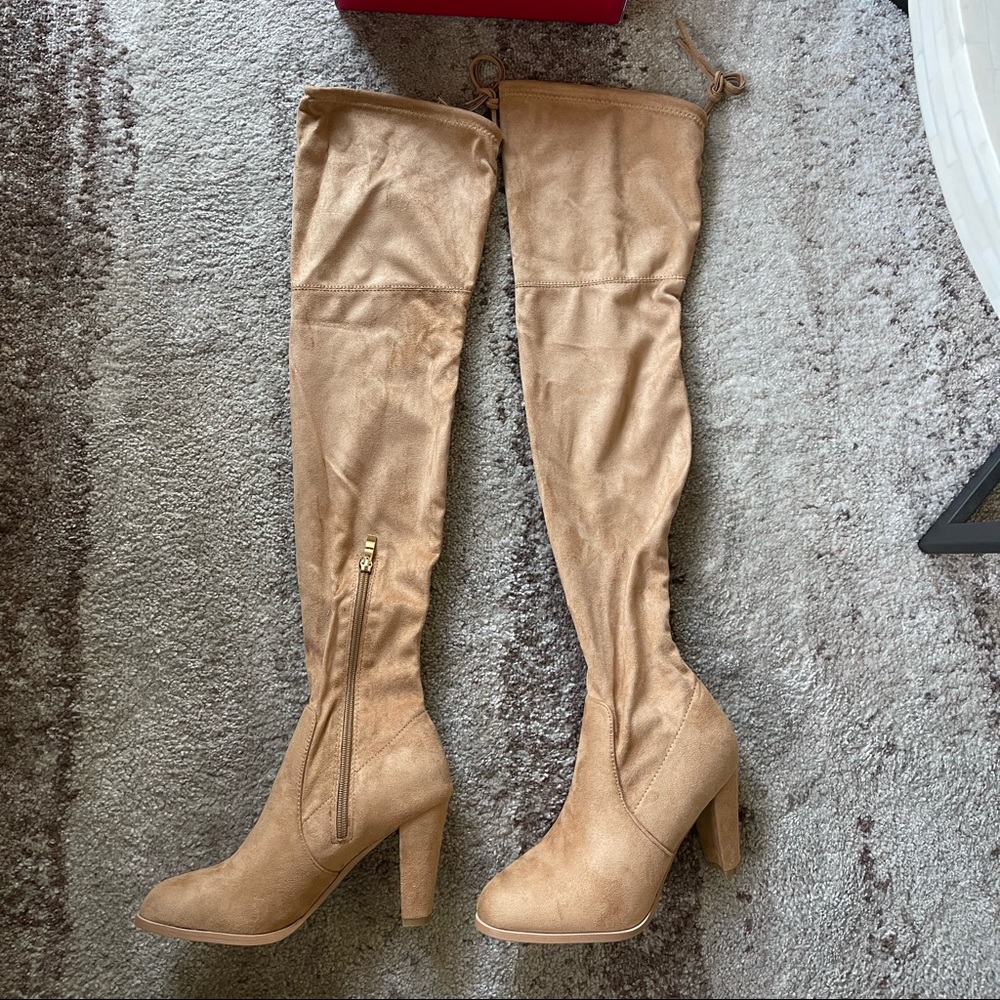 CATHERINE MALANDRINO Over The Knee Heel Boots